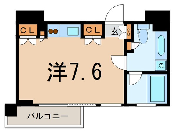 カスタリア戸越の物件間取画像